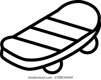 Vektordesign Skateboarding Symbolstil