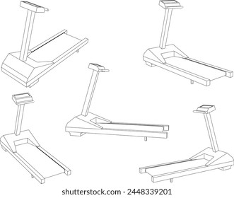 Diseño de Vector boceto ilustración de los equipos de gimnasio para dar forma al cuerpo