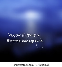 Vector design. Sketch text on blurred background. Abstract blurred background. Mesh blurred background.Typographical template of poster.