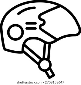 Vector Design Ski Helmet Icon Style