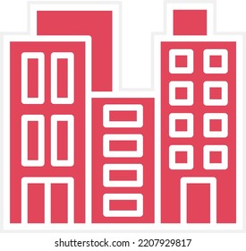 Vector Design Skyscraper Icon Style