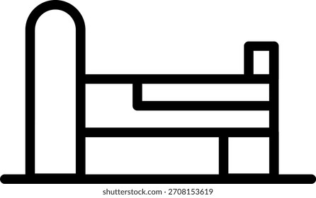 Estilo de icono de trineo de diseño de Vector