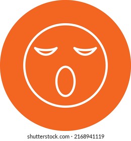 Vector Design Sleepy Icon Style