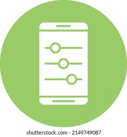 Vector Design Sliders Icon Style