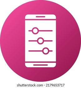Vector Design Sliders Icon Style