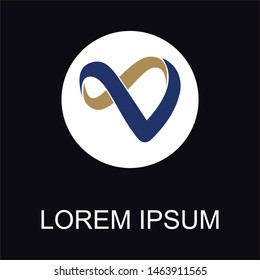 vector design. Slim, minimalist and modern logo letters