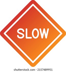 Vector Design Slow Icon Style