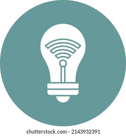 Vector Design Smart Bulb Icon Style