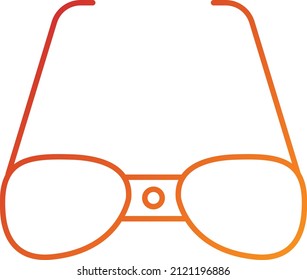 Vektordesign Smart-Gläser-Icon-Stil