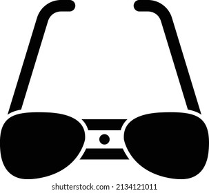 Vektordesign Smart-Gläser-Icon-Stil