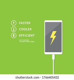 diseño vectorial carga de teléfono inteligente