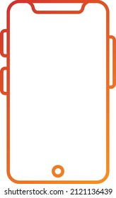 Vector Design Smart Phone Icon Style