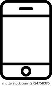 Smartphone-Symbolstil für Vektordesign