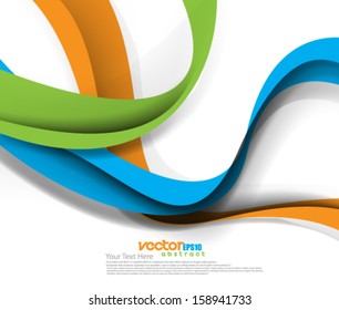 Vector Design Smooth Wave Curves 
