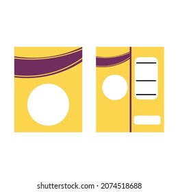 vector design, snack wrap template