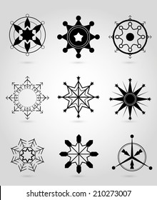 Vector For Design Snow Icon