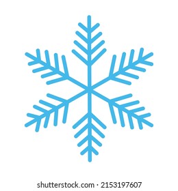 diseño vectorial, ilustración de forma de nieve