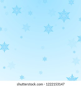 Vector design snowflakes on a white background. Vector illustrations