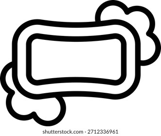 Estilo de icono de jabón de diseño de Vector