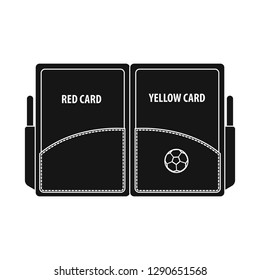 Vector design of soccer and gear sign. Collection of soccer and tournament stock vector illustration.