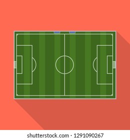 Vector design of soccer and gear sign. Collection of soccer and tournament vector icon for stock.