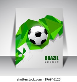 Vector design for Soccer,Soccer Flyer.