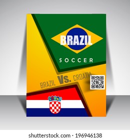 Vector design for Soccer,Soccer Flyer.
