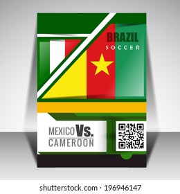 Vector design for Soccer,Soccer Flyer.