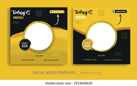 diseño vectorial plantillas de medios sociales