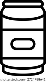 Vector Design Soda Can Icon Style