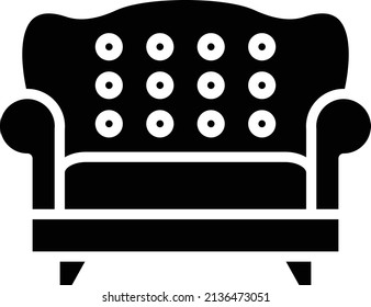 Vector Design Sofa Icon Style