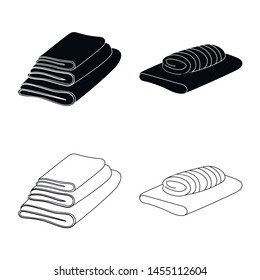 Vector design of soft and clean icon. Set of soft and household vector icon for stock.