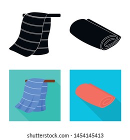 Vector design of soft and clean symbol. Collection of soft and household stock symbol for web.