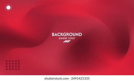 Vector design with soft cloud fabric pattern, exclusive red and black gradient