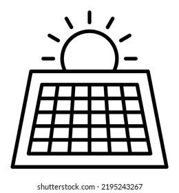 Diseño de vectores Estilo de icono de energía solar