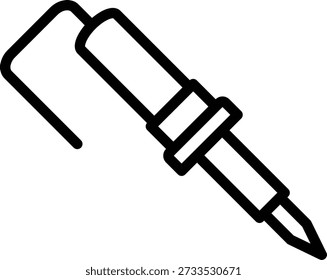 Vector Design Soldering Iron Icon Style