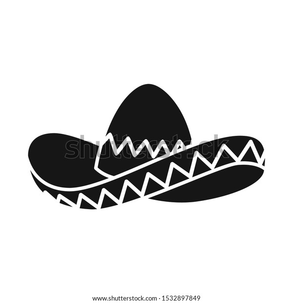 Vector Design Sombrero Hat Icon Graphic Stock Vector (Royalty Free ...