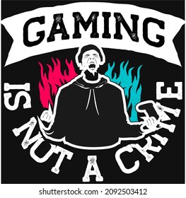 vector design of someone's expression while playing a game