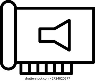 Vector Design Soundcard Icon Style