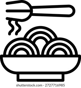 Vector Design Spaguetti Icon Style
