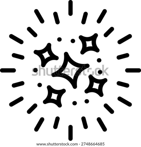 Vector Design Spark Gaiety Icon Style