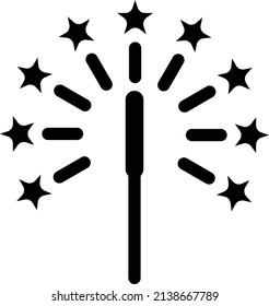 Vector Design Sparkler Icon Style