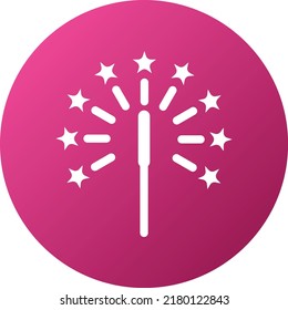 Vector Design Sparkler Icon Style