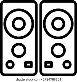 Vector Design Speaker Icon Style