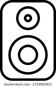 Estilo del icono del altavoz del diseño del Vector