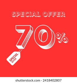 Vector design for a Special Offer sign