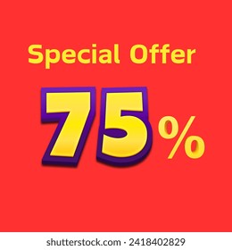 Vector design for a Special Offer sign
