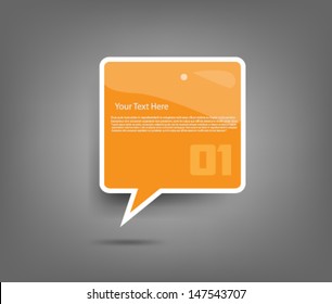 Vector Design Speech Background