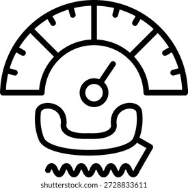 Vector Design Speed Dialer Icon Style