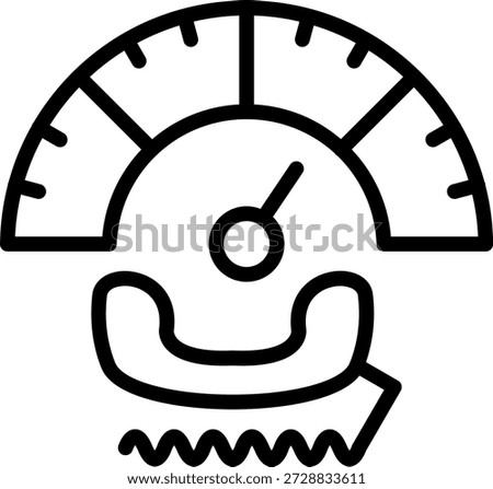 Vector Design Speed Dialer Icon Style
